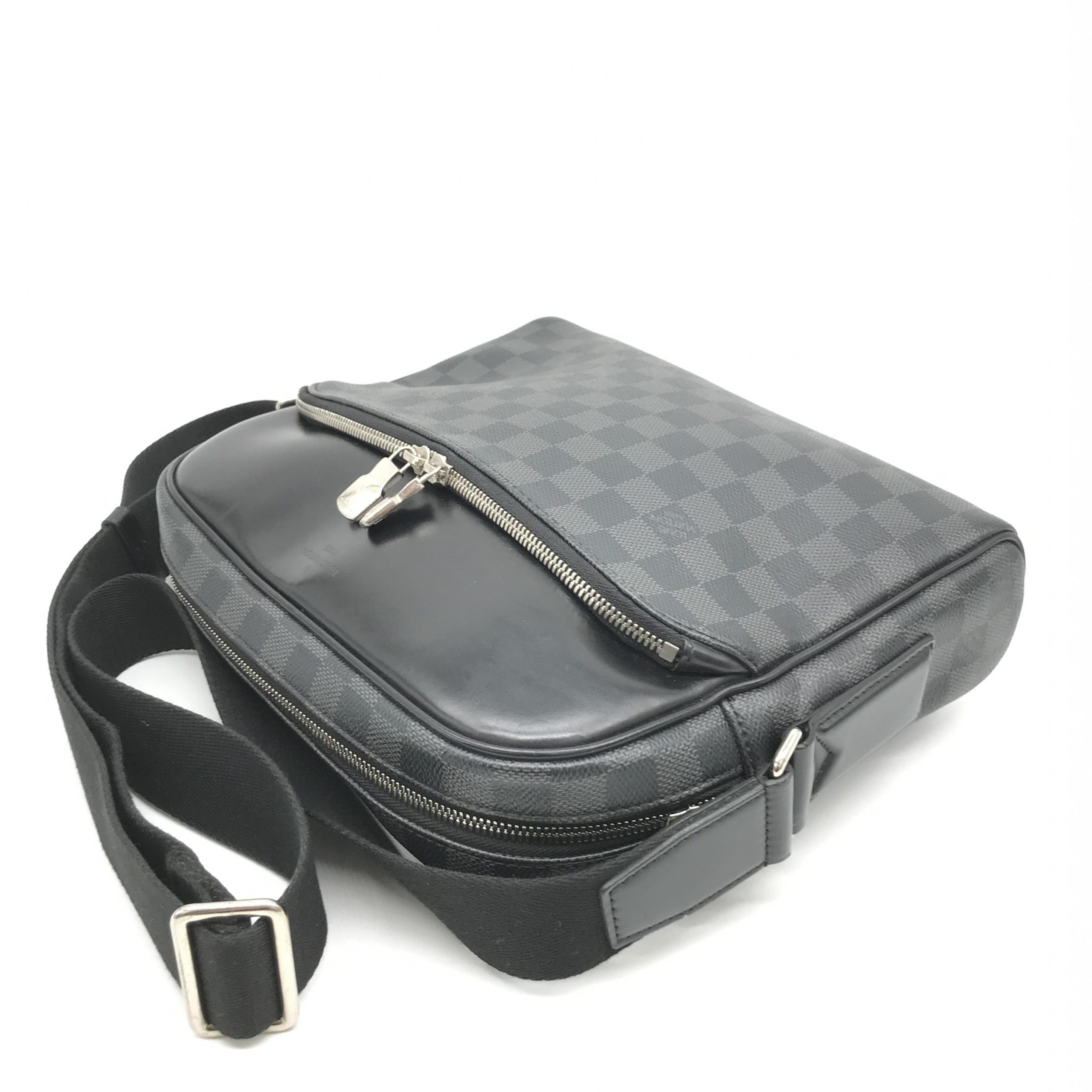 Louis Vuitton Dayton Reporter Bag Damier Graphite PM Black