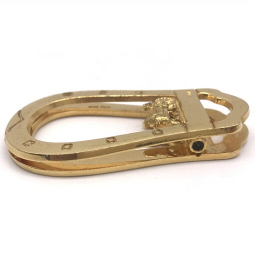 Celine - Equestrian Design Money Clip, Gold Plated