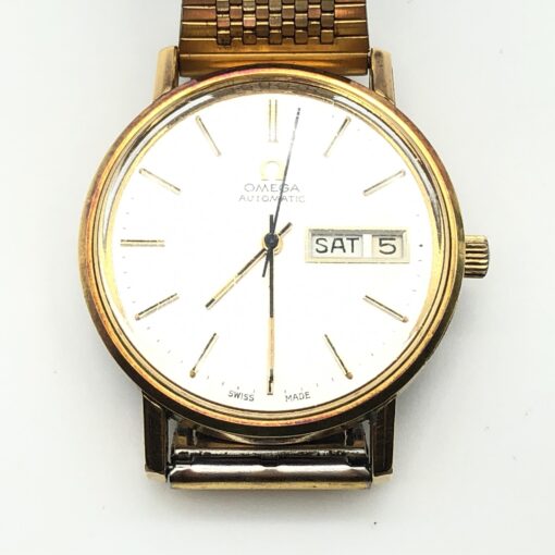 OMEGA - Silver Dial Watch, Automatic, GP