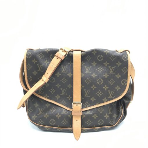 Louis Vuitton - Brown Monogram Saumur Messenger Bag