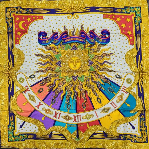 Hermès - Carpe Diem Silk Scarf In Yellow