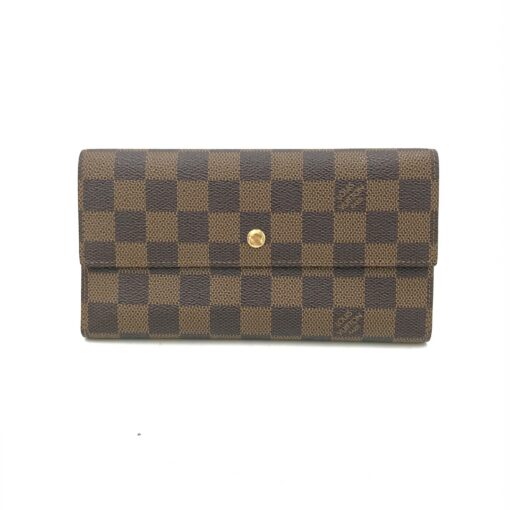 Louis Vuitton - Damier Ebene Sarah Long Wallet