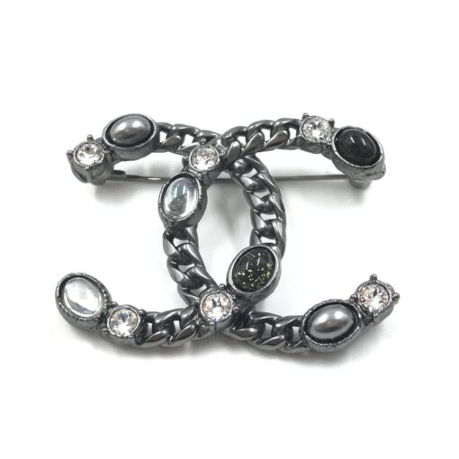 Chanel - Coco Mark Brooch Rhinestone
