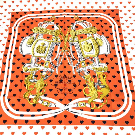 Hermès - Silk Brides De Gala Love Scarf 90Cm