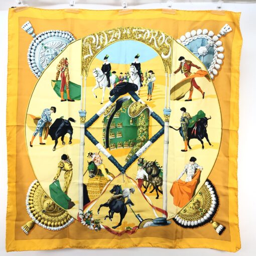 Hermès - Plaza De Toros Silk Scarf 90Cm