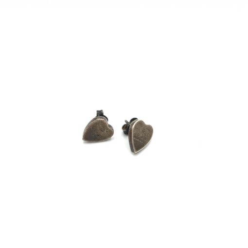 Gucci - Silver 925 Heart Stud Earrings