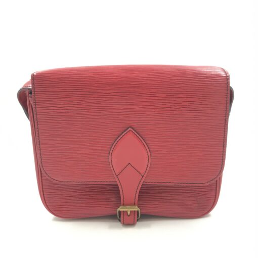 Louis Vuitton - Epi Cartouchiere Crossbody Bag In Red