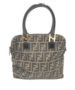 Fendi - Zucca Handbag and Shoulder Bag Brown