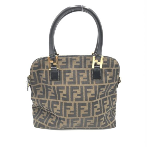Fendi - Zucca Handbag and Shoulder Bag Brown