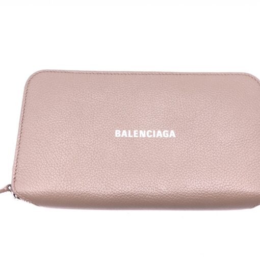 Balenciaga - Calfskin zip around wallet