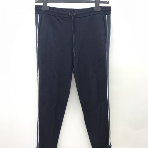 Moncler - Navy tracksuit bottoms with contrast piping