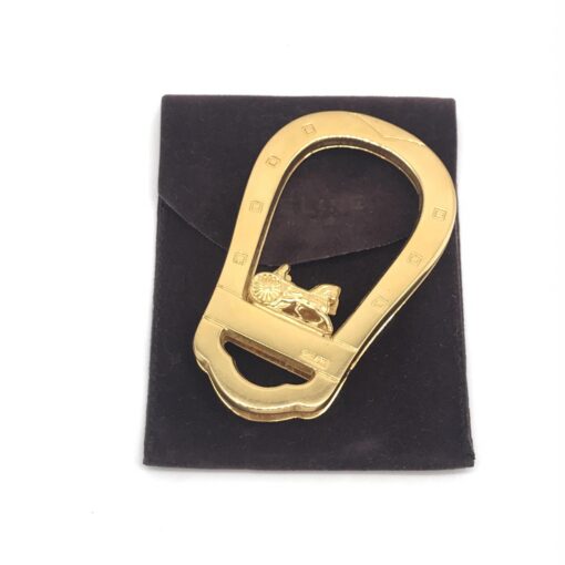 Celine - Equestrian Design Money Clip, Gold Plated - Image 10