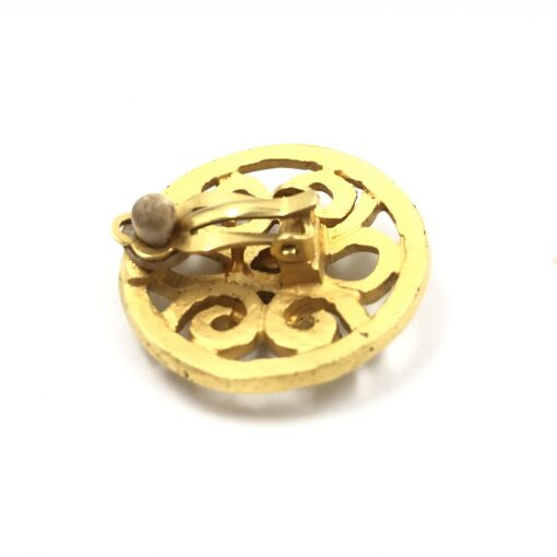 Chanel - CC clip-on earrings, Gold Plated - Image 10