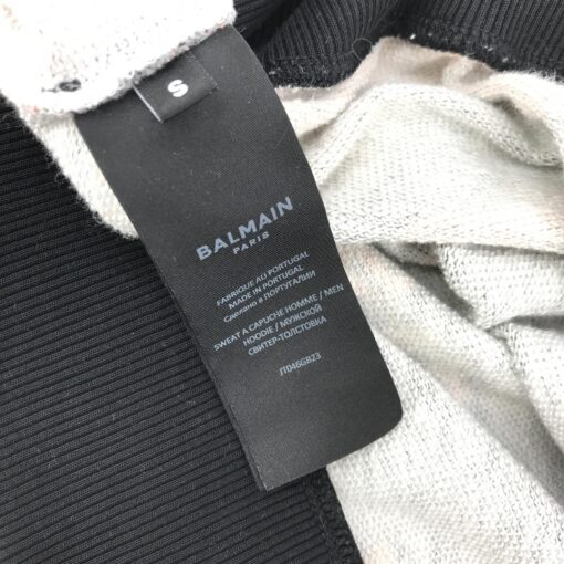 Balmain - logo-print drawstring hoodie - Image 10