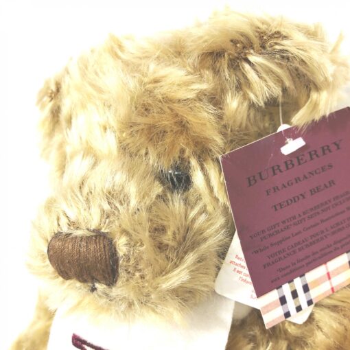 Burberry - Brown teddy bear with logo scarf - Image 10