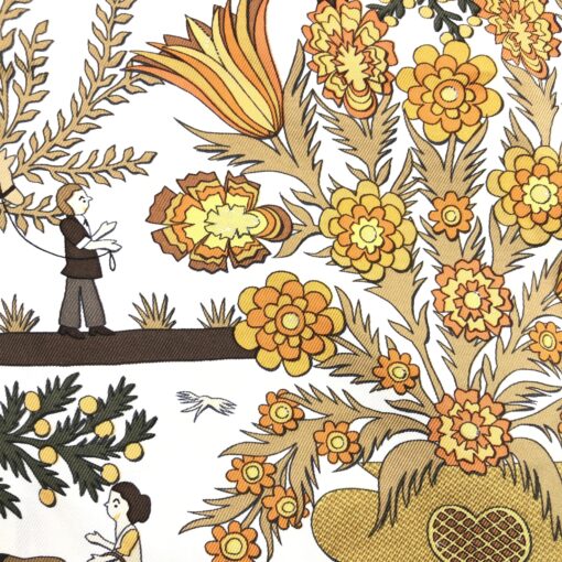 Hermès - Colorful Silk Scarf Design - Image 10