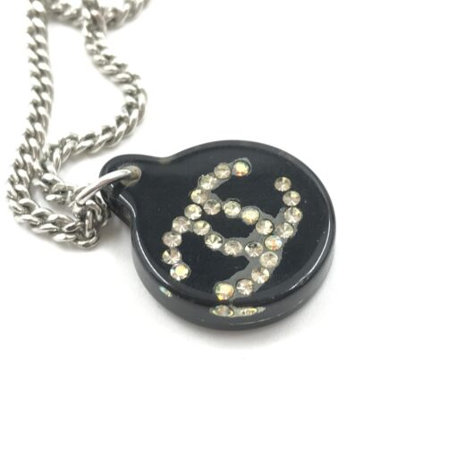 Chanel - Coco Mark Rhinestone Necklace - Image 10