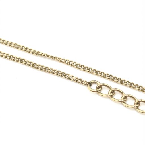 Christian Dior - Dolphin Motif Rhinestone Gold Plated Necklace - Image 10