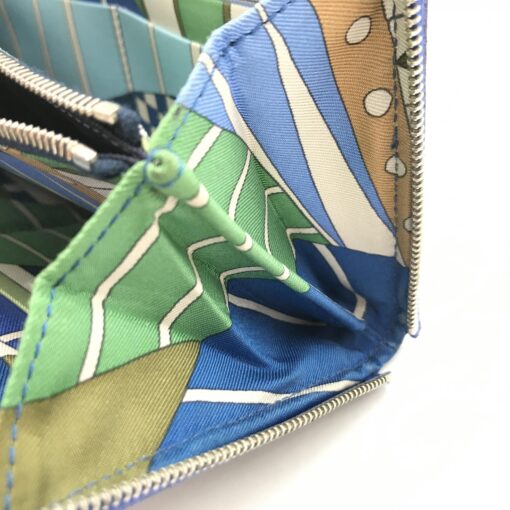 Hermès - Blue Long Zippered Leather Wallet - Image 10