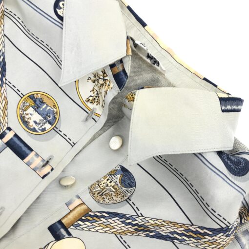 Hermès - Silk Shirt With Colorful Print Design - Image 10