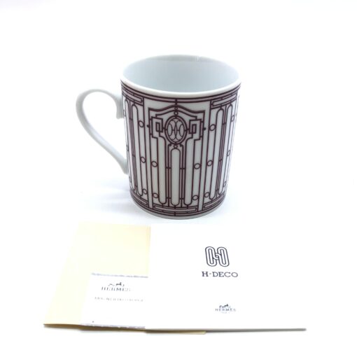 Hermès - H Deco Porcelain Mug With Intricate Design - Image 10