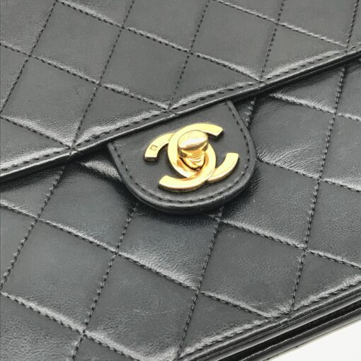 Chanel - Matelasse Chain Shoulde Bag Black - Image 10