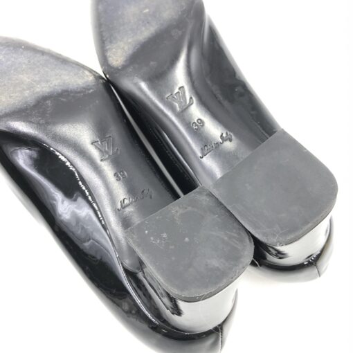 Louis Vuitton - Patent leather black heeled shoes - Image 11