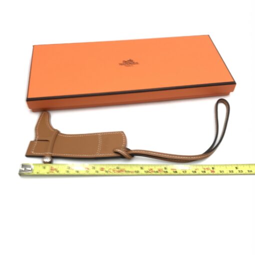 Hermès - long boot leather bag charm - Image 11