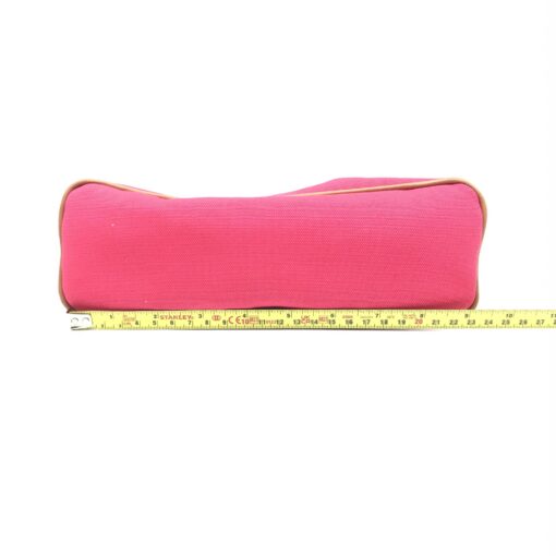 Hermès - Pink Cotton Zip Bolide Pouch - Image 11