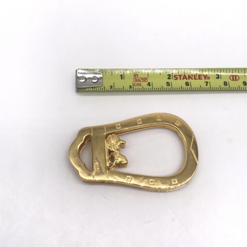 Celine - Equestrian Design Money Clip, Gold Plated - Image 11
