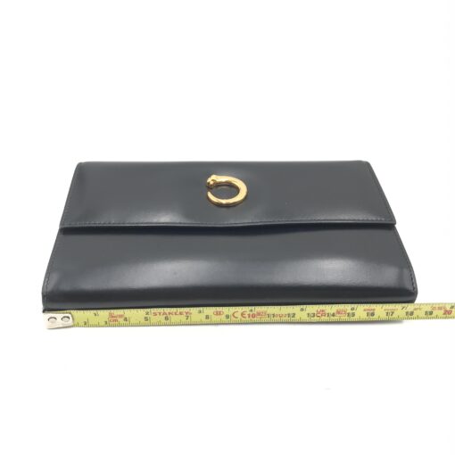 Cartier - Black leather wallet with gold clasp - Image 11