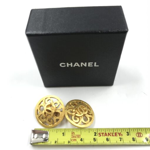 Chanel - CC clip-on earrings, Gold Plated - Image 11