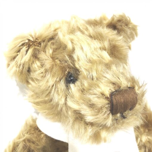 Burberry - Brown teddy bear with logo scarf - Image 11