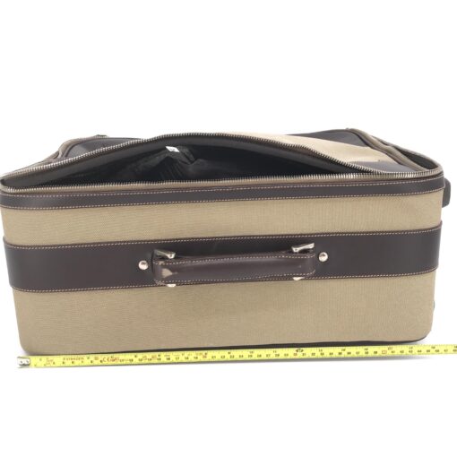 Prada - Jacquard Canvas Leather Suitcase - Image 11