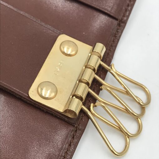Gucci - Brown Leather Key Case - Image 11