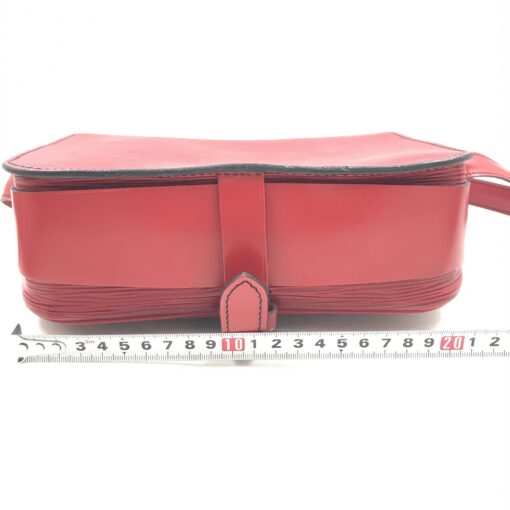 Louis Vuitton - Epi Cartouchiere Crossbody Bag In Red - Image 11