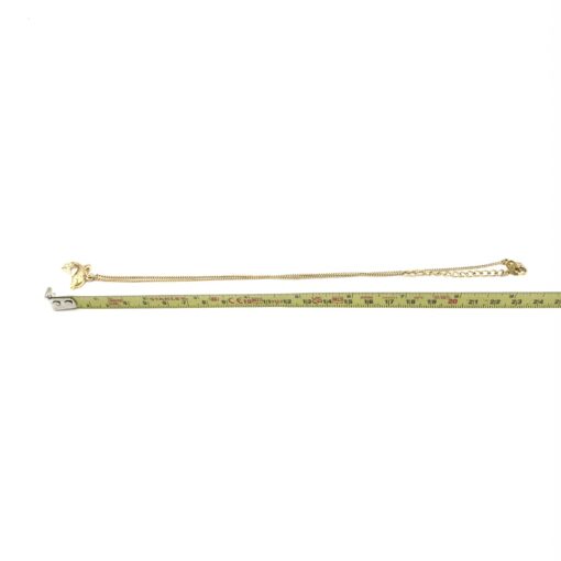 Christian Dior - Dolphin Motif Rhinestone Gold Plated Necklace - Image 11