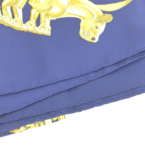 Hermès - Les Cavaliers D'Or Silk Scarf - Image 11