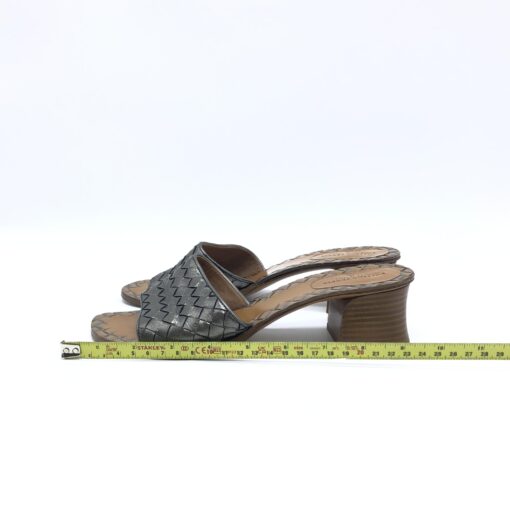 Bottega Veneta - Intrecciato Sandals in Metallic Color French Size 37 - Image 11