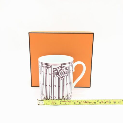 Hermès - H Deco Porcelain Mug With Intricate Design - Image 11