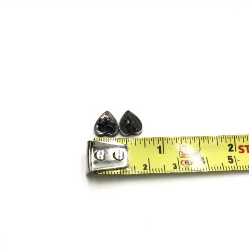 Gucci - Silver 925 Heart Stud Earrings - Image 11