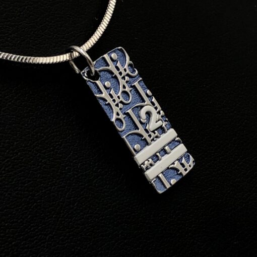 Christian Dior - Blue Trotter Pendant Necklace - Image 11