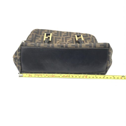 Fendi - Zucca Handbag and Shoulder Bag Brown - Image 11