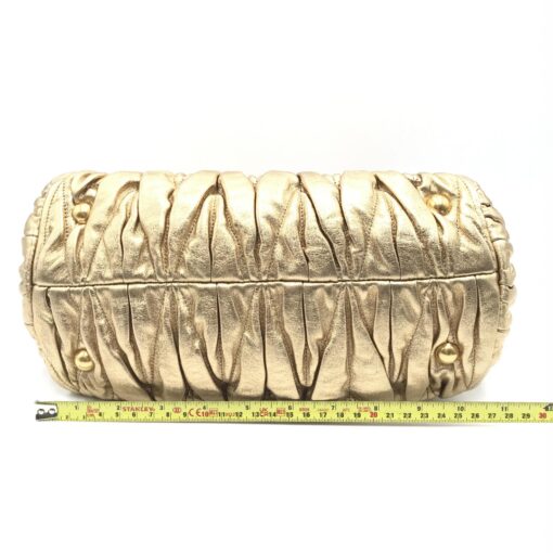 Miu Miu - Gold Matelassé handbag - Image 11