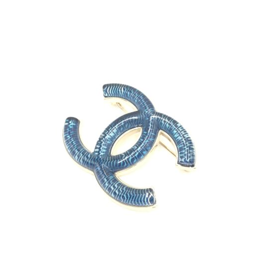 Chanel - CC Brooch With Enamel - Image 2