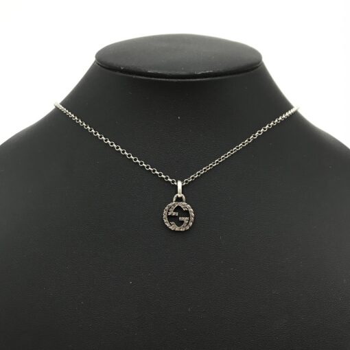 Gucci - Interlocking G Pendant Necklace Silver 925 - Image 2