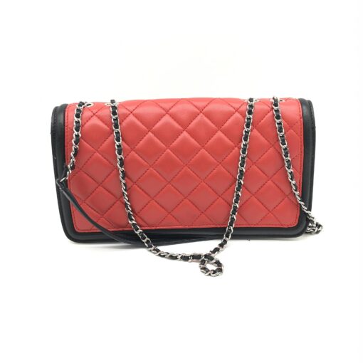 Chanel - Tricolor Quilted Lambskin Medium Graphic Flap Bag - Image 2