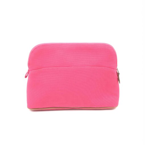 Hermès - Pink Cotton Zip Bolide Pouch - Image 2