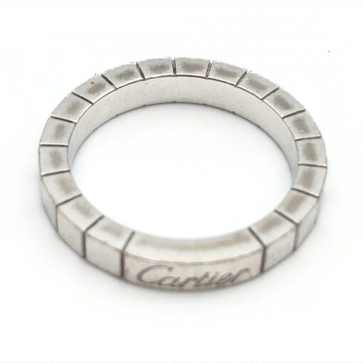 Cartier - Laniere Ring, White Gold 750, US Size 6 - Image 2