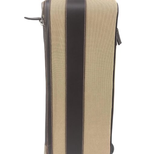 Prada - Jacquard Canvas Leather Suitcase - Image 2